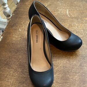 Call It Spring Classic Black 4” wedge